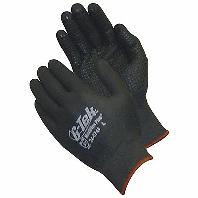 PIP 348745S Coated Gloves S Black Nylon PK12