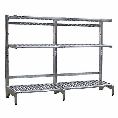 NEW AGE 99880 CntlvrRk Almnm 21 inx72 inx120 in