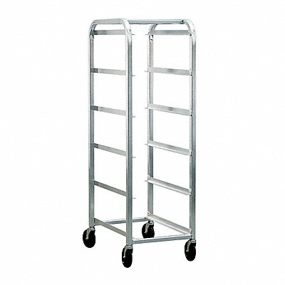 NEW AGE 97253 Bin Cart 18 7/8 in W 61 in H Silver