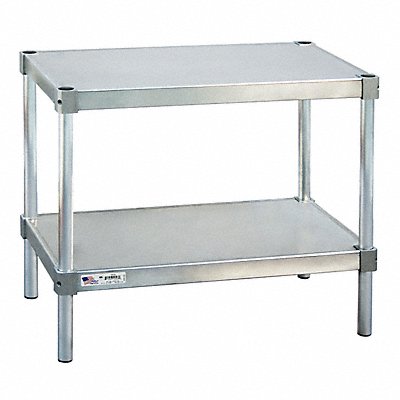 NEW AGE 21848ES24P Fixed Work Table Aluminum 18 W 18 D