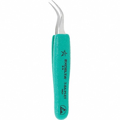 EXCELTA 7SAPIET Curved Fine Tips Ergonomic Tweezers