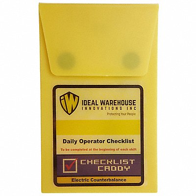 IDEAL WAREHOUSE INNOVATIONS INC. 701071CP Replacement Checklist Book 1 3/8 W PK5