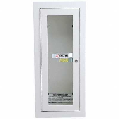 ALTA 7022B Fire Extinguisher Cabinet White Steel