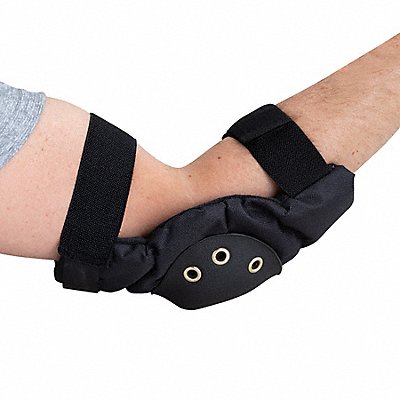 ALLEGRO 7104 Elbow Pads Universal 2 Straps Black PR