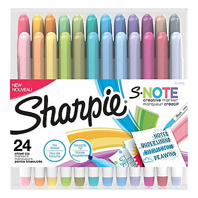 SHARPIE 2117330 Marker Assorted Capped PK24