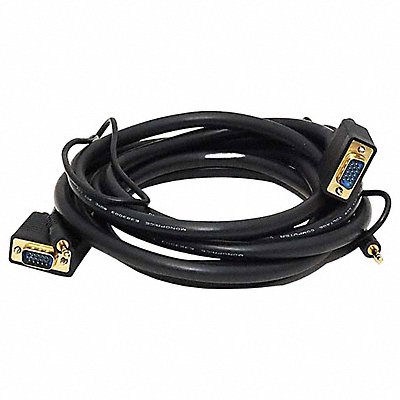 MONOPRICE 558 CPU Cord SVGA/3.5mm Stereo M to M 10ft