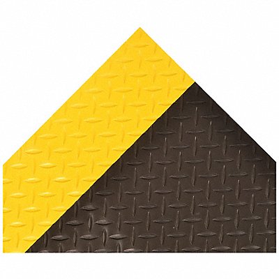 NOTRAX 737R0036YB Antifatigue Runner 3 ft W 75 ft L