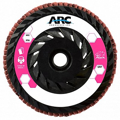 ARC ABRASIVES 7510916FF FLP-D FF 4.5 x 5/8-11 80 AMBUSH PLASTIC
