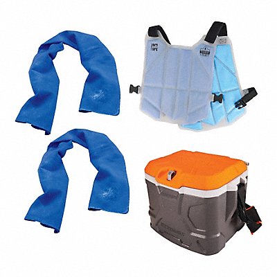 ERGODYNE 6671 Prevention Kit 15 in L Blue Vest