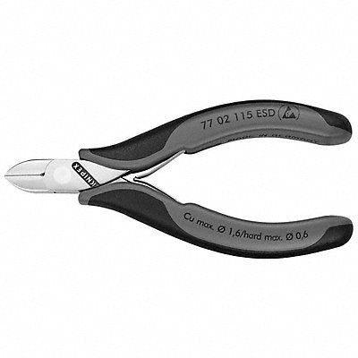 KNIPEX 7702115ESD Diagonal Cutting Plier 4-1/2 L
