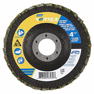 NORTON 77696097539 Flap Disc Aluminum Oxide 4 1/2 dia
