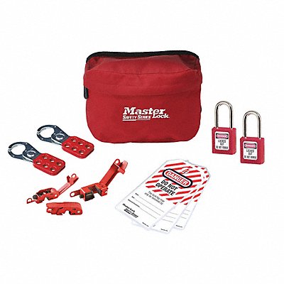 MASTER LOCK S1010E410KABAS Compact Safety Lockout Pouch Electrical