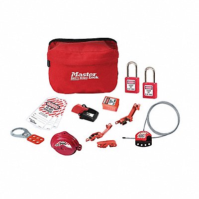 MASTER LOCK S1010VE410KA Valve/Electrical Kit Red Cloth Case