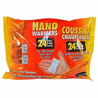 HEAT FACTORY 19641 Hand Warmers 3 1/2 in L 2 1/2 in W
