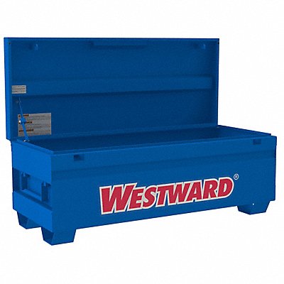 WESTWARD 780U08 Storage Box 24 D 22-7/8 H 60 W Blue