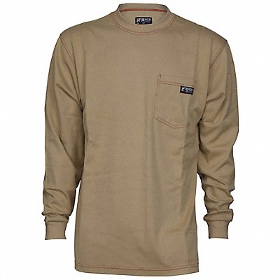 MCR SAFETY LST1TL K3893 FR Long Sleeve Shirt 10.6 cal/sq cm Tan