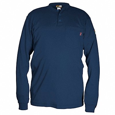 MCR SAFETY H1NM K3895 FR Long Sleeve Shirt 9.6 cal/sq cm Navy