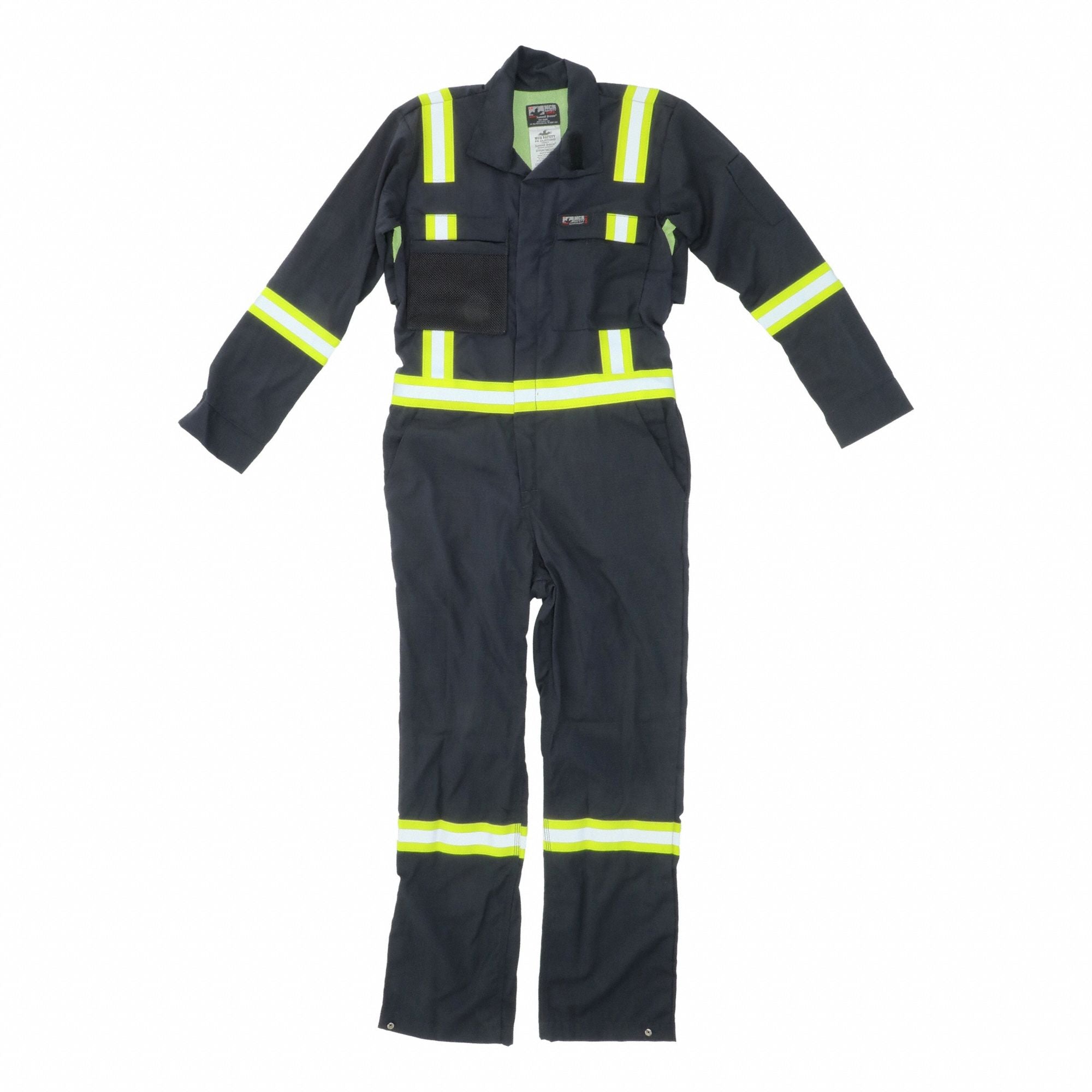 SUMMIT BREEZE SBC103240T Coverall Navy Blue Tall M 40in