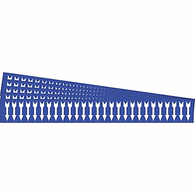 BRADY 91886PK Pipe Marker Adhesive White (Arrow) PK5