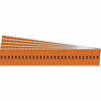 BRADY 108446PK Pipe Marker Adhesive Black Acid PK5