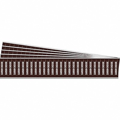 BRADY 108708PK Pipe Marker White Carbon Dioxide PK5