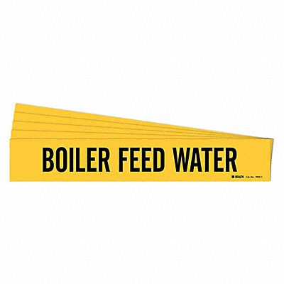 BRADY 70331PK Pipe Marker Boiler Feed Water PK5