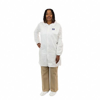 INTERNATIONAL ENVIROGUARD 80462XL Disposable Microporous Laboratory Coat 2XL PK30