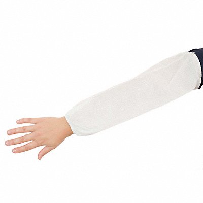 INTERNATIONAL ENVIROGUARD 4065 Disposable Sleeves White 18 in L PK200