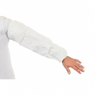 INTERNATIONAL ENVIROGUARD 8065 Disposable Microporous Sleeves Wht PK200
