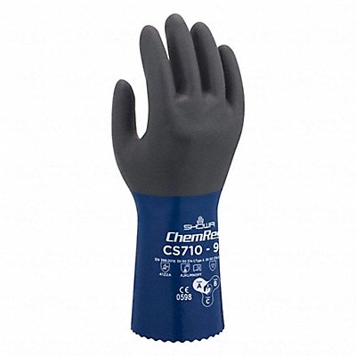 SHOWA CS710S07 K3054 Glove Chemical Resistat Seamless Knit PR