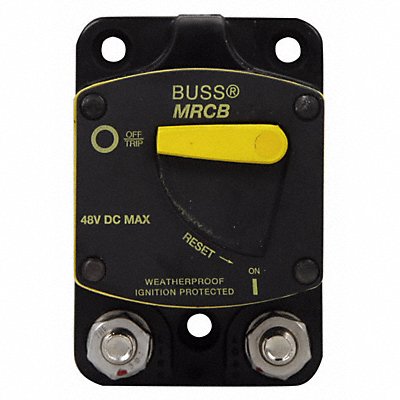BUSSMANN CB187F200 High-Amp Circuit Breaker 200 A 48 VDC