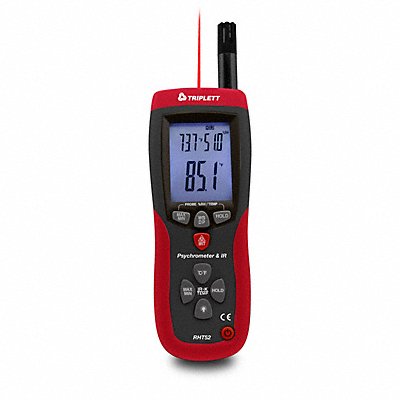 TRIPLETT RHT52 Psychrometer w/ Built In IR Thermometer