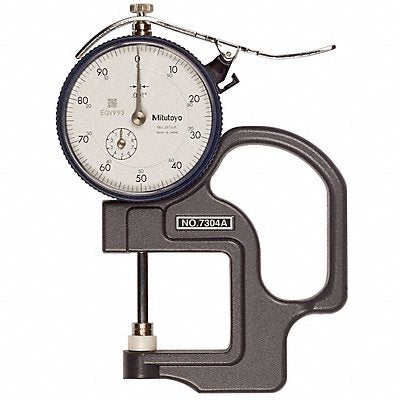 MITUTOYO 7304A Dial Thickness Gauge 0 to 1 Range
