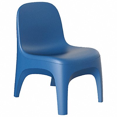 CORTECH 6484SB Crew Armless Chair Floor Mount Blue