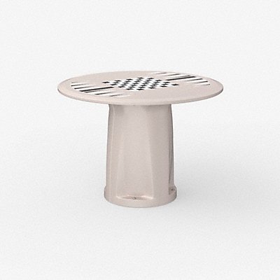 CORTECH 66749SGGT Table 42 Round Stone Grey Game Top