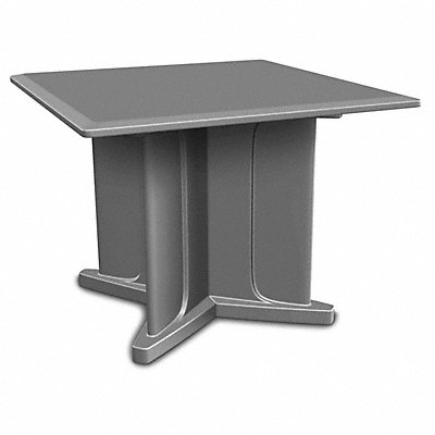 CORTECH 66750GY Endurance Table 42 Square Grey