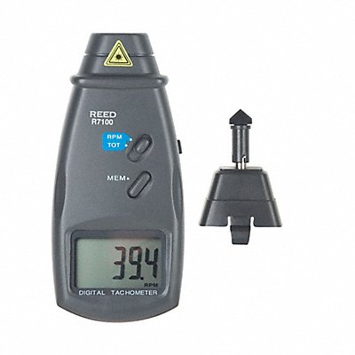 REED INSTRUMENTS R7100NIST Tachometer +/-0.05% RPM Acc LCD