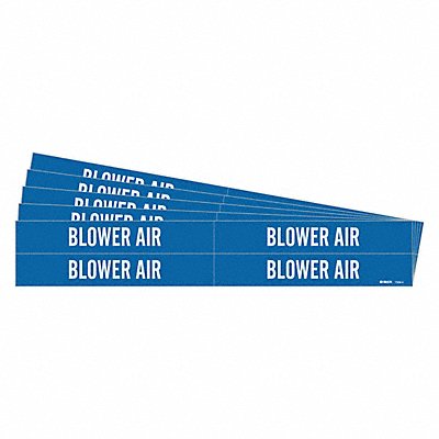 BRADY 73294PK Pipe Marker Adhesive 1-1/8 H 7 W PK5