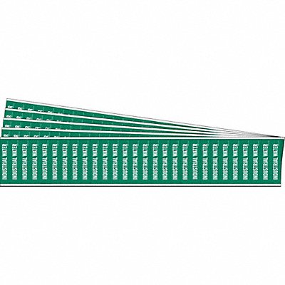 BRADY 91943PK Pipe Markers Industrial Water PK5
