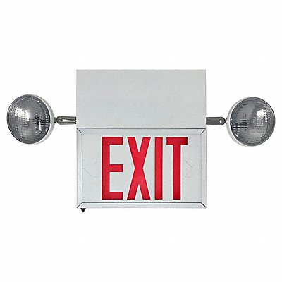 BIG BEAM L2ETXFL2RWWU Exit Sign LED Red Letter Color 3 Faces