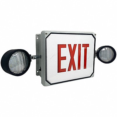 BIG BEAM LS2E4XL1RWFSH Exit Sign LED Red Letter Color 1 Face