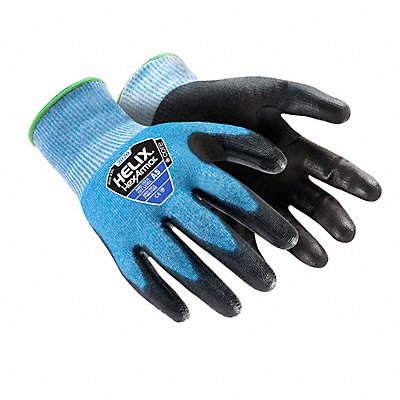 HEXARMOR 3020XXL11 Safety Gloves Knit A5 2XL Black/Blue PR