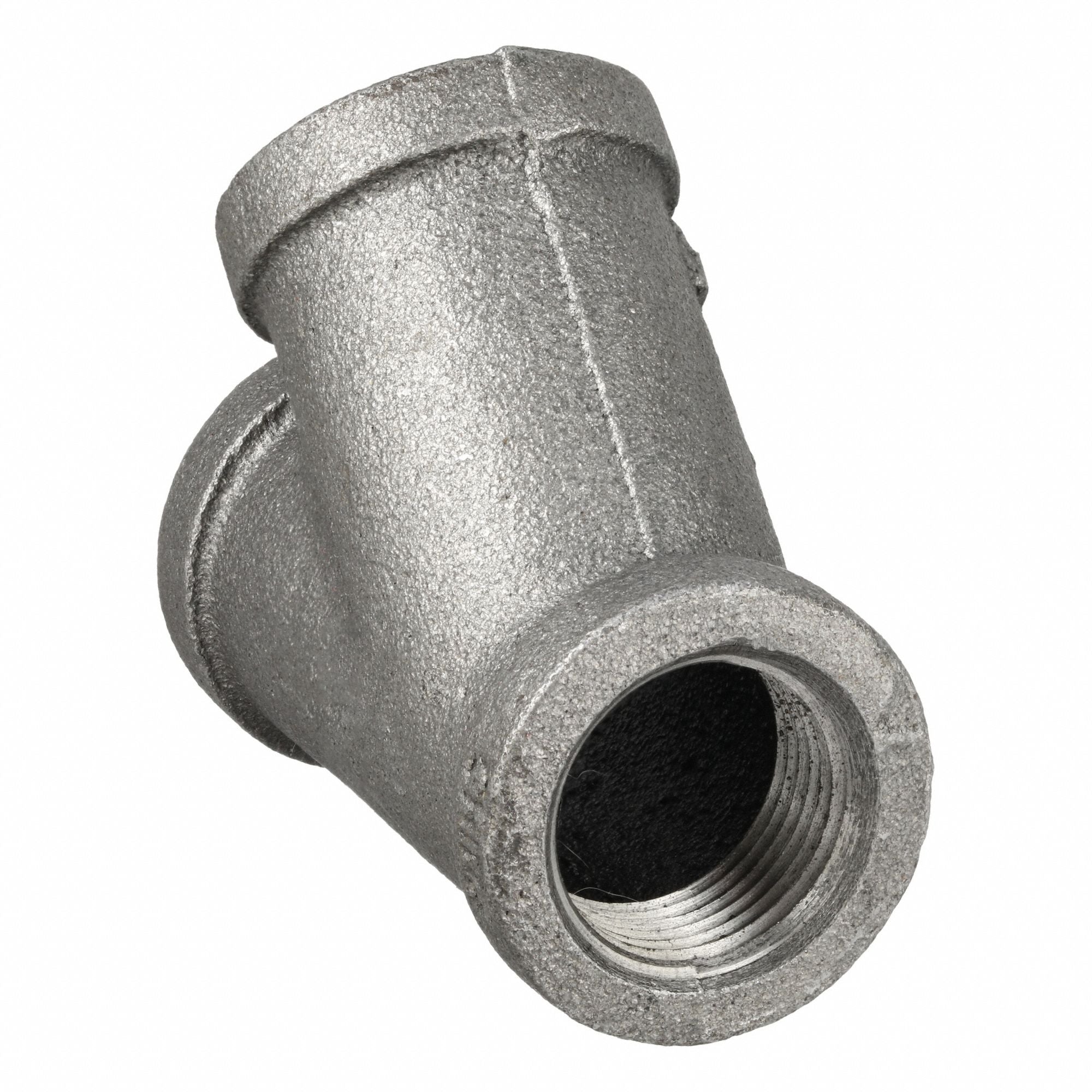GRAINGER 783Y78 Wye Black Malleable Iron 150 3/4 in NPT