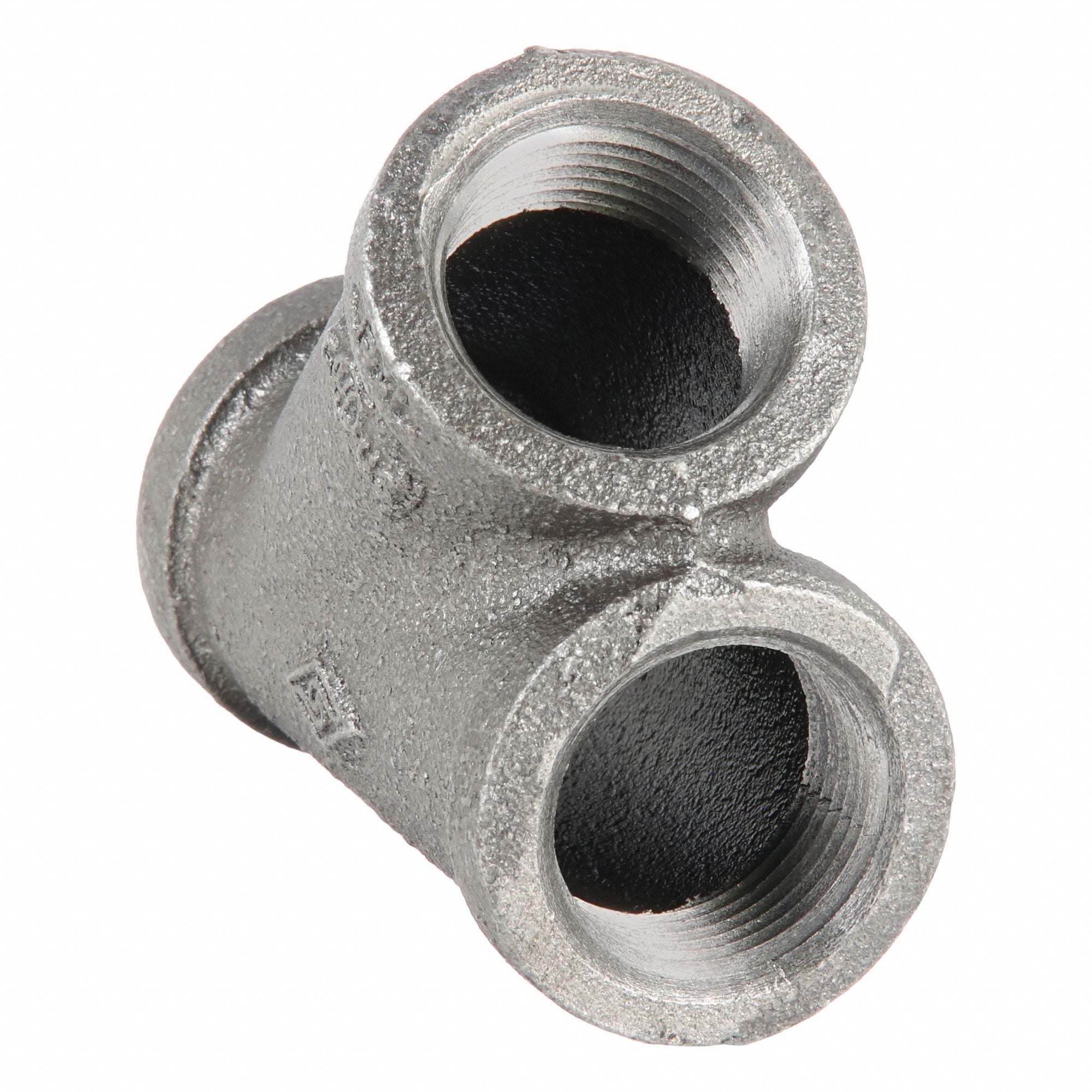 GRAINGER 783Y79 Wye Black Malleable Iron 150 1 in NPT