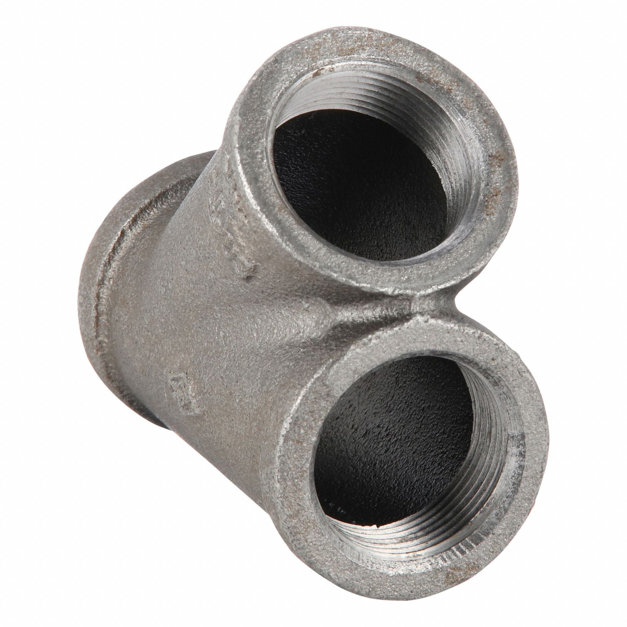 GRAINGER 783Y80 Wye Black Malleable Iron 150 1-1/4 In.