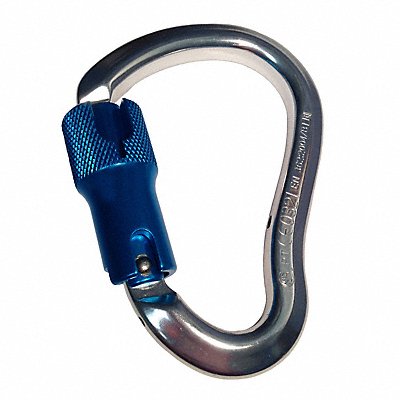 HONEYWELL MILLER 17D3Z7 Carabiner Silver Twist Lock 400 lb