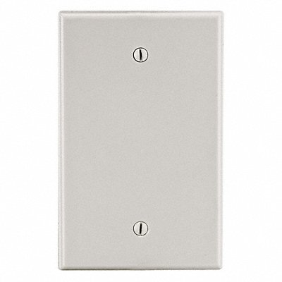 HUBBELL PJ13LA Blank Wall Plate Brown 1 Gang Mid Size