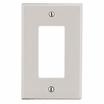 HUBBELL PJ26LA Rocker Wall Plate Brown 1 Gang Mid Size