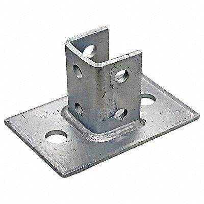 VAST V61SQSS Strut Channel Fitting Silver 1/4