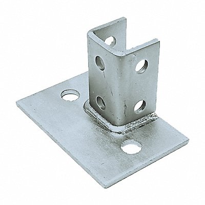 VAST V62SQS2 Strut Channel Fitting Silver 1/4